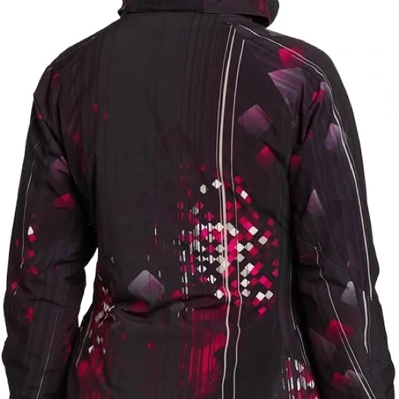 Stylish Women's Black and Pink Jacket by Salomon Women's Clima Pro Storm Medium - Picture 4 of 13